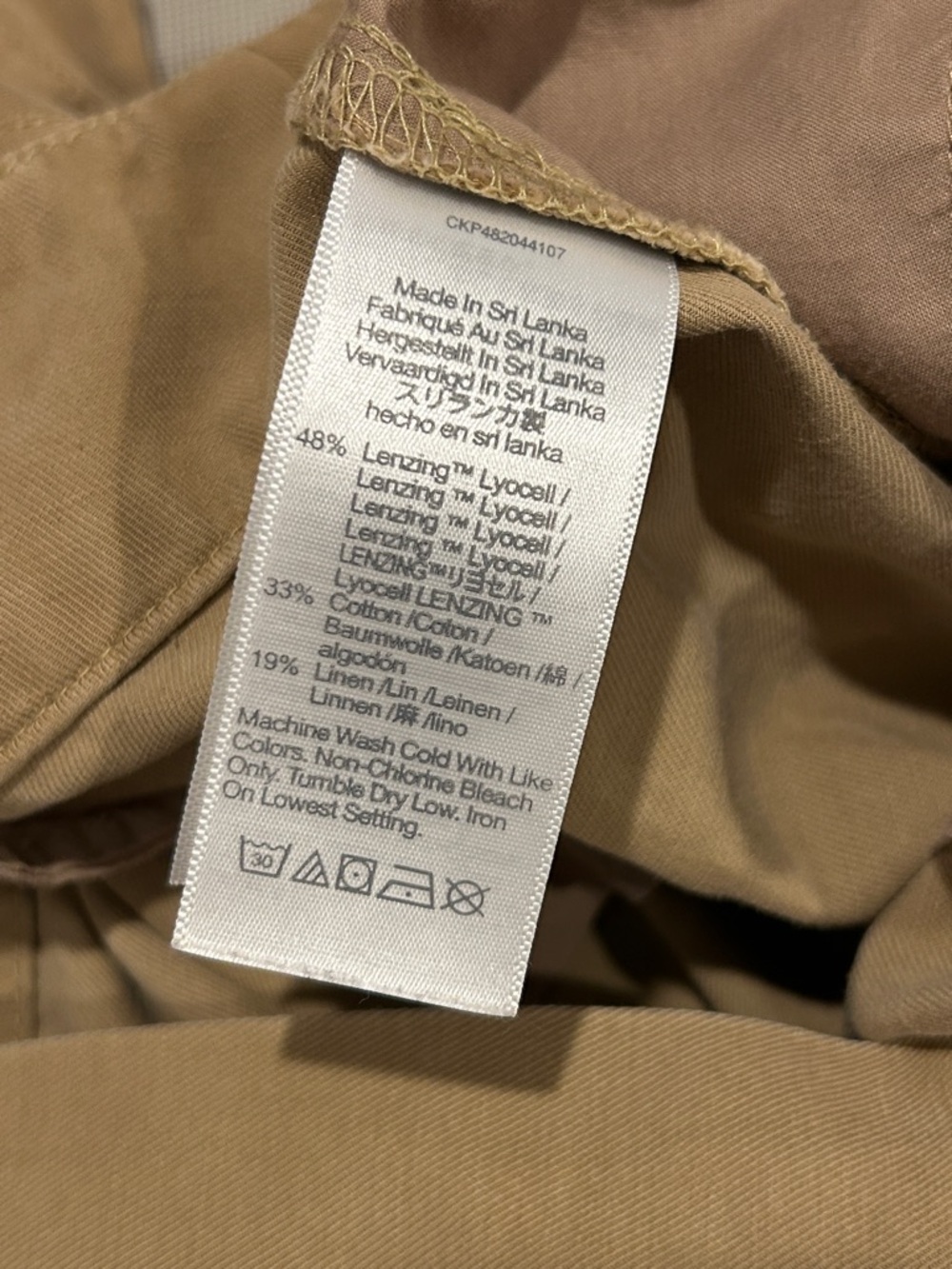 Madewell The Harlow Wide-Leg Pant in Tan Women’s 16w - Picture 11 of 14